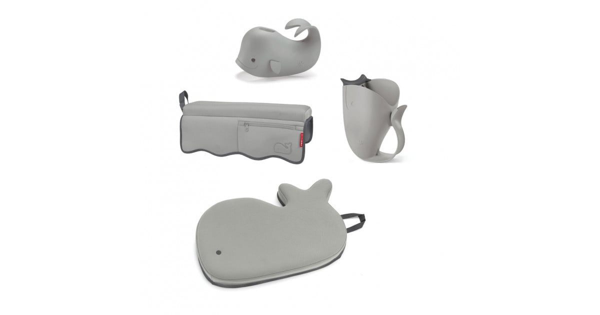 Grey Moby Bathtime Essentials Kit - Grey