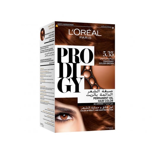 L'Oréal Paris Prodigy Permanent No Ammonia Hair Color , Number 5.35