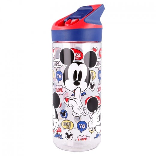 Stor Medium Tritan Bottle, Mickey Mouse Design, 620 Ml