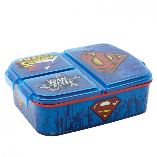 Stor Multi Compartment Lunch Box, Superman Design