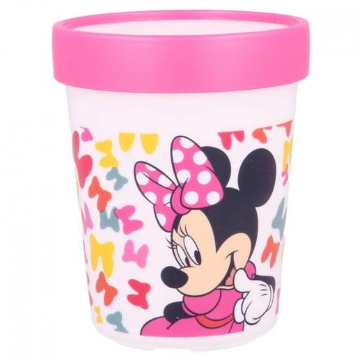 Stor Plastic Cup, Minnie Mouse Design, 260 Ml