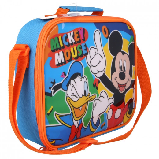 Stor Rectangular Insulated Bag With Strap, Mickey Mouse Design