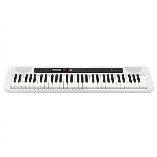 Casio Portable Keyboard, White Color, 61 Keys CT-S200