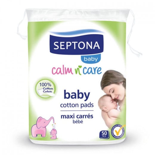 Septona Calm N Care Baby Cotton Pads 50pcs