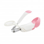 Farlin Doctor J. Deluxe Nail Clipper with Magnifier - Pink