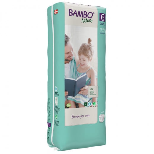 Bambo Nature Diapers Size 6 (16+ Kg), 40 diapers