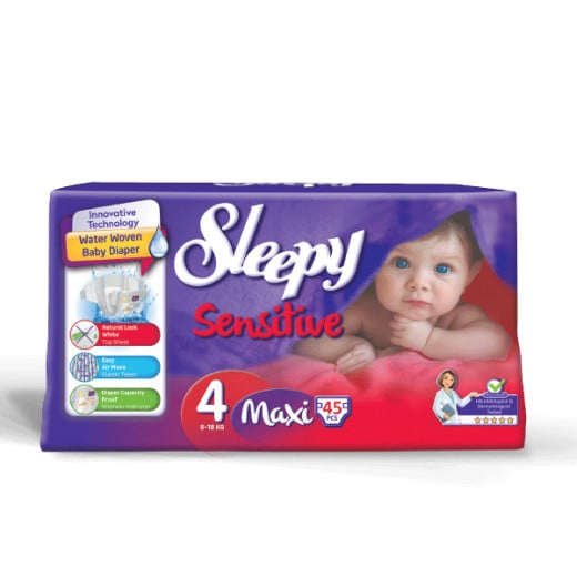 Sleepy Maxi Packing #4, 45 diapers, 7-14 KG