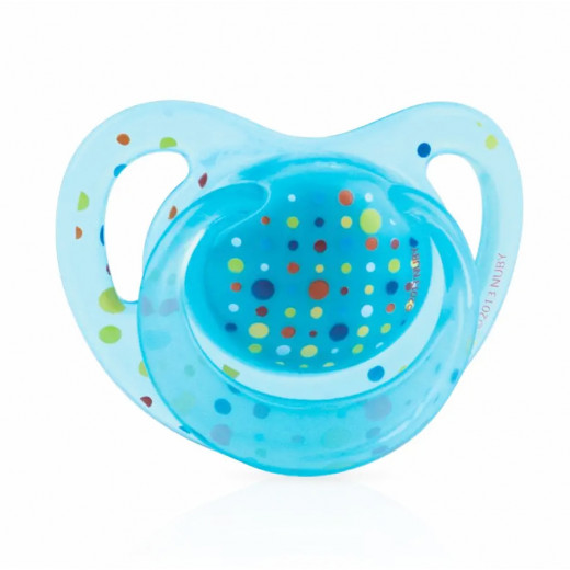 Nuby Classic Orthodontic Soother 0-6m, Blue Color