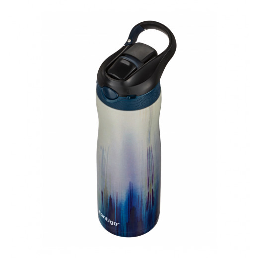 Contigo Vacuum Insulated Stainless Steel Water Bottle, Grey And Blue Color, 590 Ml