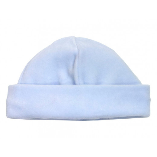 قبعة كامبراس زرقاء مخملية