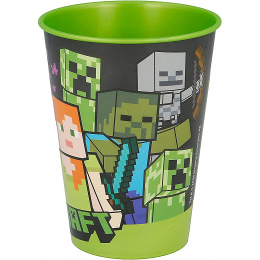 Stor Plastic Cup, Minecraft Design, 260 Ml