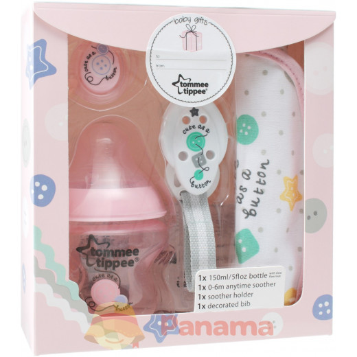 Tommee Tippee Baby Feeding Gift Set, Pink Color