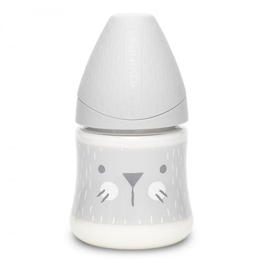 Suavinex Premium bottle Mint kitten, Grey Color, 150 Ml