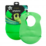 Tommee Tippee Roll ‘n’ Go Bib Rolls Up for Travel 7m+, Green