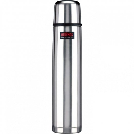 Thermos Light & Compact Beverage Bottle, 500 ml, Silver