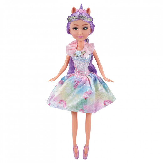 Zuru Sparkle Girlz Unicorn Princess Doll, Pink Color