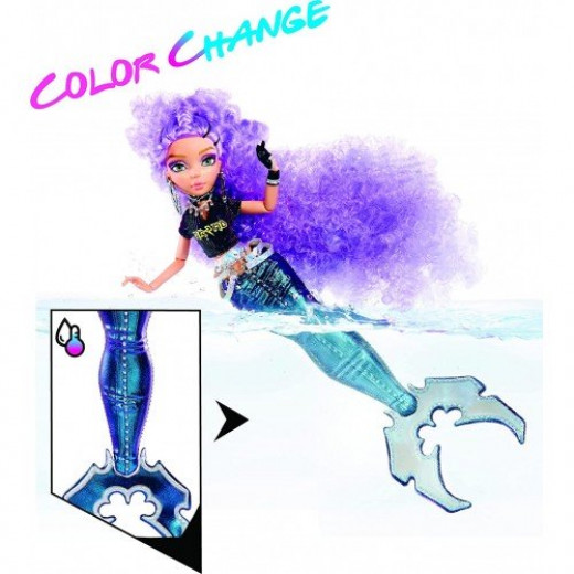 Mermaze Mermaids Core Fashion Doll, With Guitar, Purple Hair