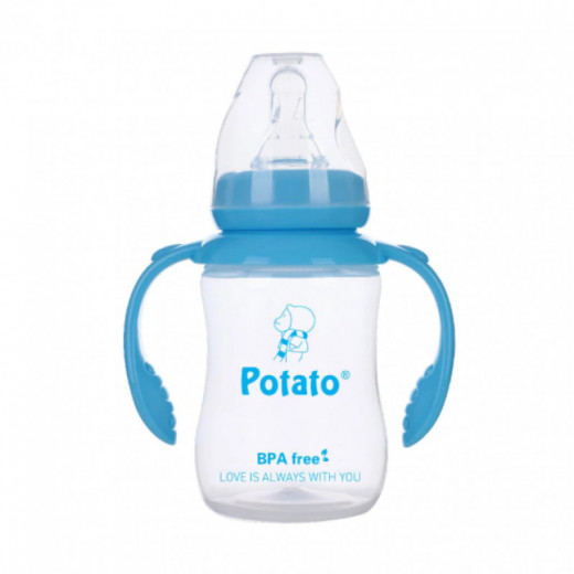 Potato Bottle with Handle - 0-3m - Blue
