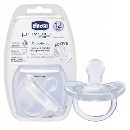 Chicco Physio Soft Soother Silicone (12M+) 1 Piece Neutral