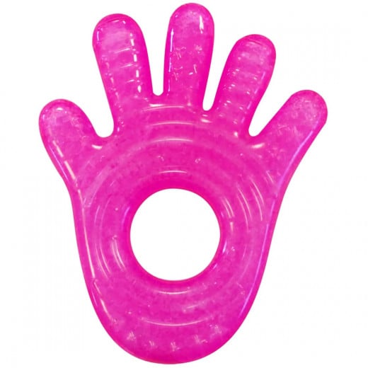Munchkin Fun Ice Hand Chewy Teether, Pink Color