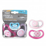 Tommee Tippee Air Style Soother 3-9 months, (2 pieces), Purble