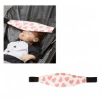 حزام أمان لرأس الاطفال, بشكل قلب, باللون الزهري, قطعة واحدة
