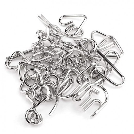 Metal Puzzles Game, 16 Pieces