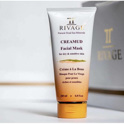 Rivage Dead Sea Creamed Facial Mask For Dry & Sensitive Skin, 200 ml