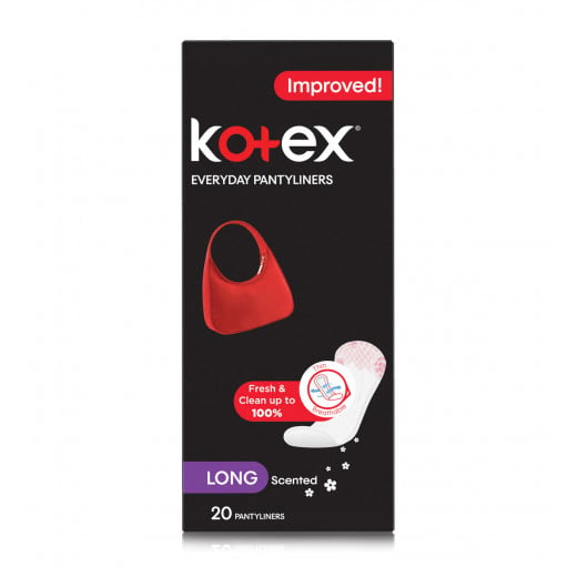 Kotex Cotton Liners, Normal, 30 Panty Liners