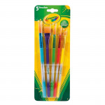 Crayola Arts & Crafts Paint  Brushes, 5 Count  5t.1X12