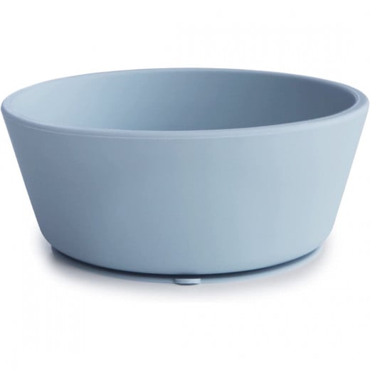 Mushie Silicone Suction Bowl, Blue Color