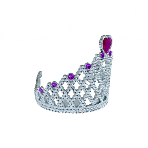 Children Small Princess Crown, Small Hearts Design, Purple Color