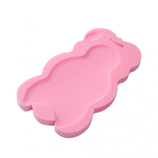 إسفنجة استحمام الاطفال غير قابلة للانزلاق, باللون الزهري من اوبتيمال