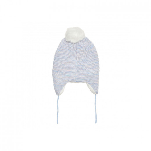 Cool Club Winter Hat With A Kitten Print, Blue
