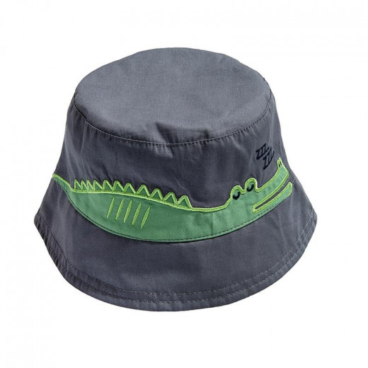 Cool Club Round Hat With Crocodile Design