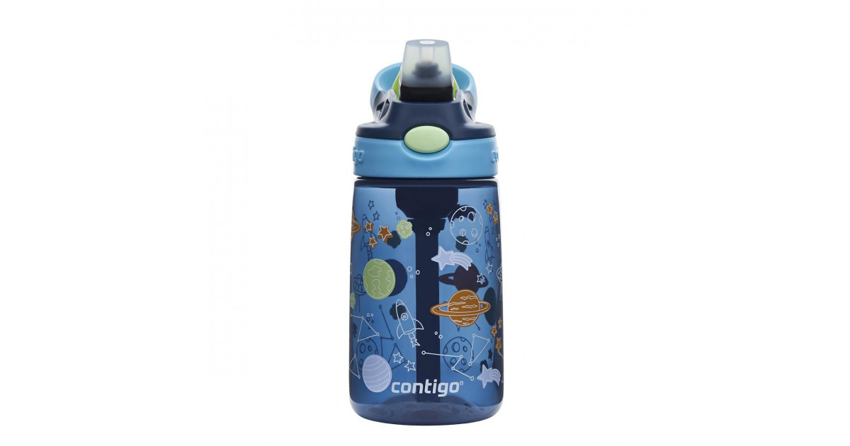 Contigo Kids AUTOSPOUT Straw Water Bottle with Easy-Clean Lid, 14 oz.,  Juniper Unicorns 