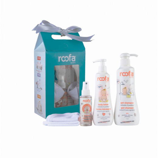 Roofa Gift Box, Gel Shampoo + Body Lotion + Massage Oil