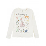 Cool Club Long Sleeve Girls Blouse, White Color