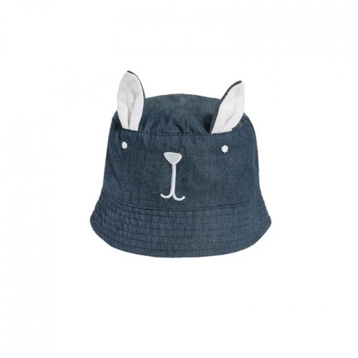 Cool Club Kids Hat, Rabbit Design, Navy Color