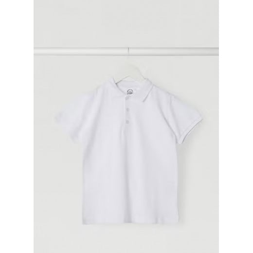 Cool Club Short Sleeve Shirt, White Color