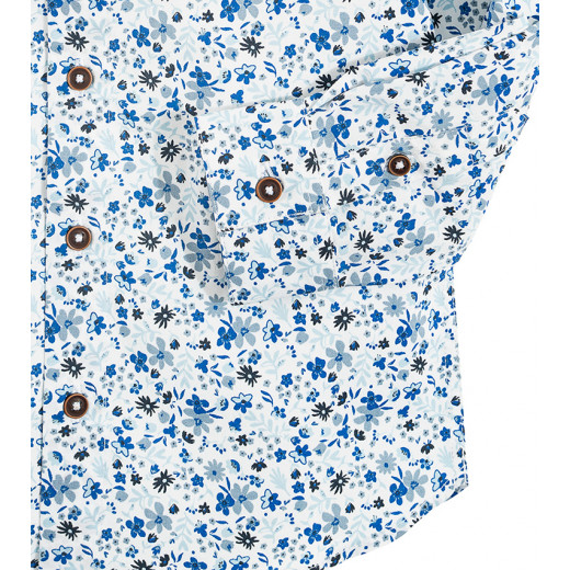 Cool Club Short Sleeve T- Shirt,  Flowery Design