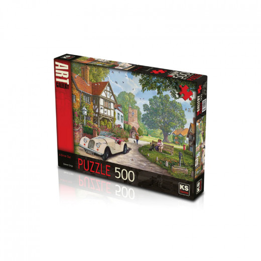 Ks Games Puzzle, A Drive Out Design, 500 Pieces