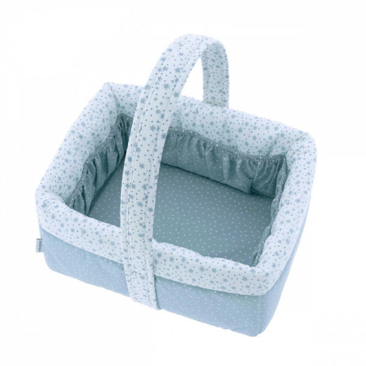 Cambrass Basket Layette Forest, Blue Color, 22.5x29x29 Cm