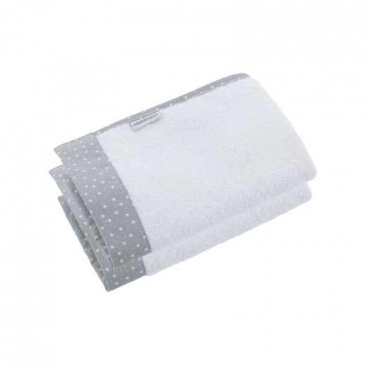 Cambrass Forest towel Set, Grey Color, 25*35 Cm, 2 Pieces