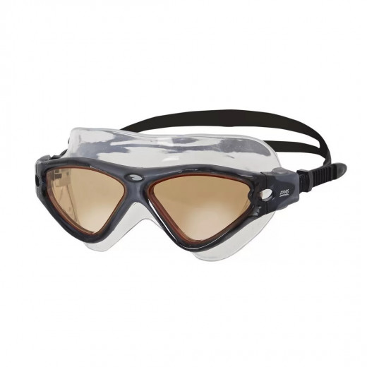 Zoggs Swimming Goggles Tri Vision Mask, Grey Color
