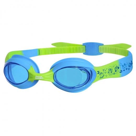 Zoggs Swimming Goggles Little Twist, Blue & Green Color