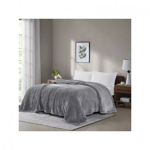 Nova Home Silky Blanket - King/Super King - Grey