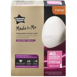 Tommee Tippee Breast Pads, Medium Size, 40 Pads
