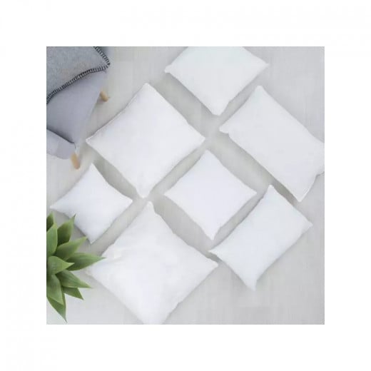 Madison Park Filled Cushion Insert, White Color,  Size 35x50 Cm