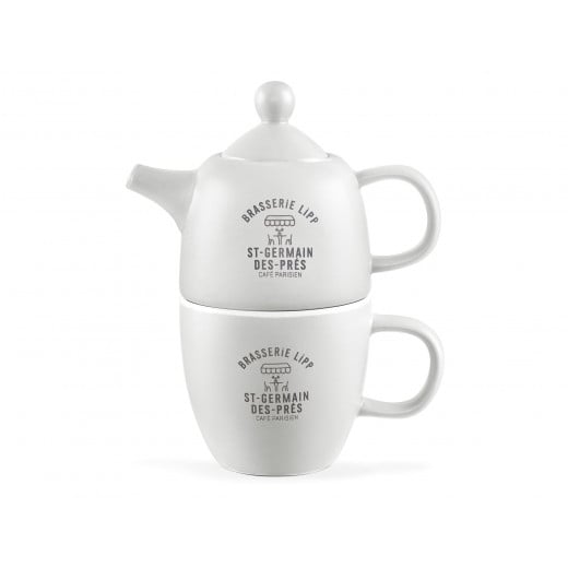 Madame Coco Teapot 300-280 Ml, White Color